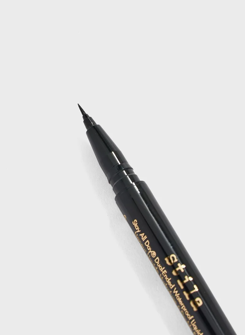 stila Stay All Day Dual-Ended Waterproof Liquid Eye Liner - Intense Black