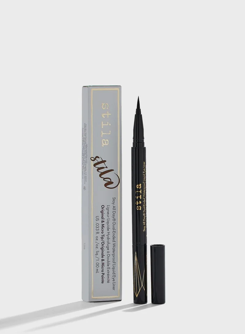 stila Stay All Day Dual-Ended Waterproof Liquid Eye Liner - Intense Black