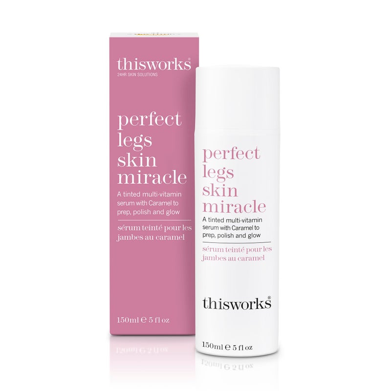 THISWORKS Perfect Legs Skin Miracle: Tinted Serum with Vitamin C & E for Radiant, Sun-Kissed Glow, Evens Skin Tone & Reduces Imperfections, 5 fl ozâ€‹ - Image 1