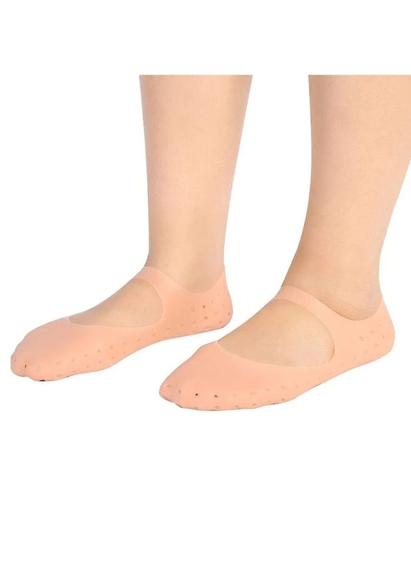 ريلاكس جوارب السيليكون لحماية وترطيب القدمين - Image 1