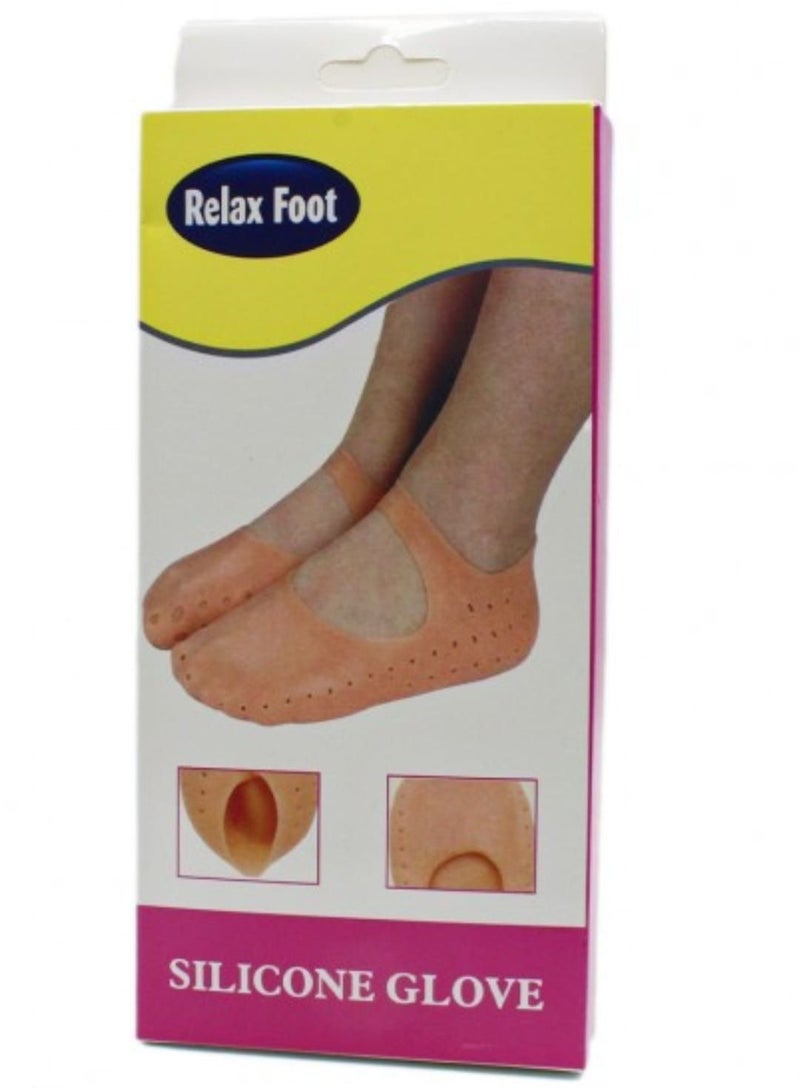 ريلاكس جوارب السيليكون لحماية وترطيب القدمين - Image 3