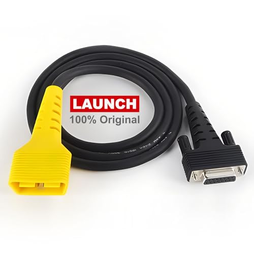 LAUNCH Original Main Cable for X431 CRP123i, CRP123e, CRP123x, CRP129i, CRP129e, CRP129x OBD2 Replacement - Yellow - Image 1