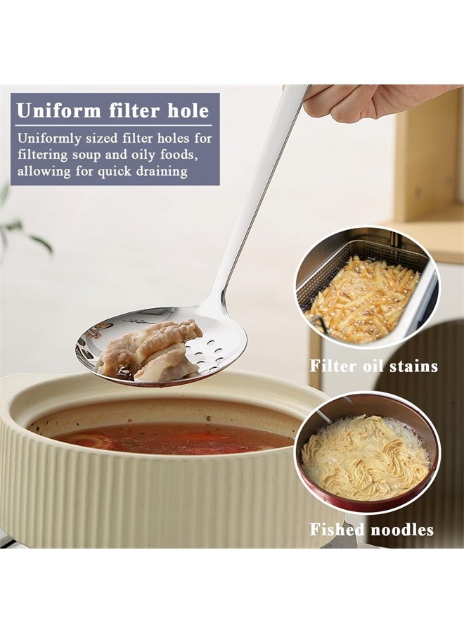 هومستر مجموعة أدوات طهي من الفولاذ المقاوم للصدأ 6 قطع، أدوات مطبخ متينة، أسلوب عصري - Image 3