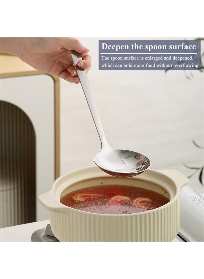 هومستر مجموعة أدوات طهي من الفولاذ المقاوم للصدأ 6 قطع، أدوات مطبخ متينة، أسلوب عصري - Image 4