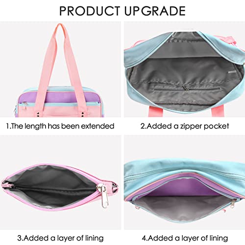 STEAMEDBUN Kawaii Ita Bag Japanese School Bag Cute Tote Bag Large Shoulder Anime Heart Purse - Image 2