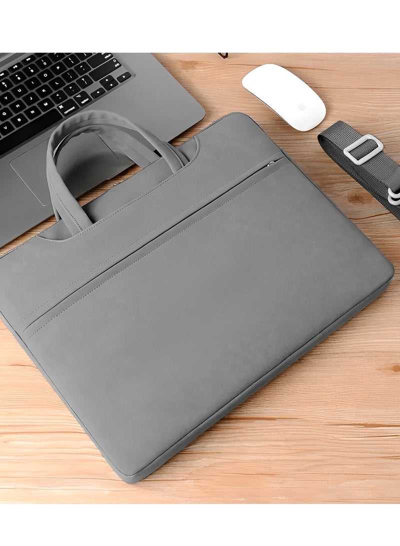 Skycare Skycare Laptop Bag 15.6 Inch, Waterproof Laptop Sleeve Case Business Briefcase, 13-14-15.6 Inch Laptop Carrier,Shoulder Bag for Men and Women  - Image 3