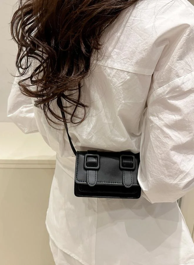 Take Two Black Mini Crossbody Bag