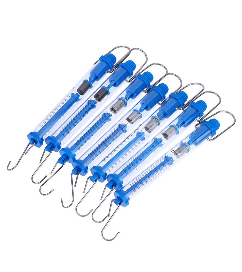 Model Extension Spring Scale Tubular Dynamometer Plastic Hanging For Classroom - Image 3