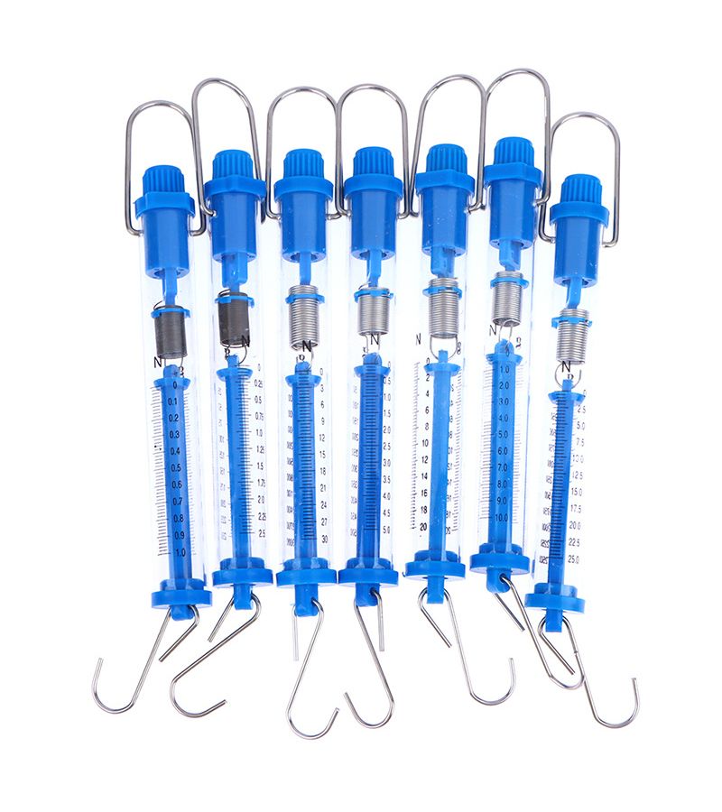 Model Extension Spring Scale Tubular Dynamometer Plastic Hanging For Classroom - Image 1