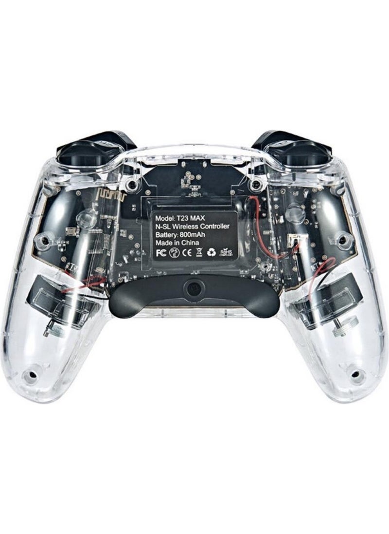 Gizala - T23 Max Nintendo Switch Pro Controller Wireless Extra Button Transparent - Image 1