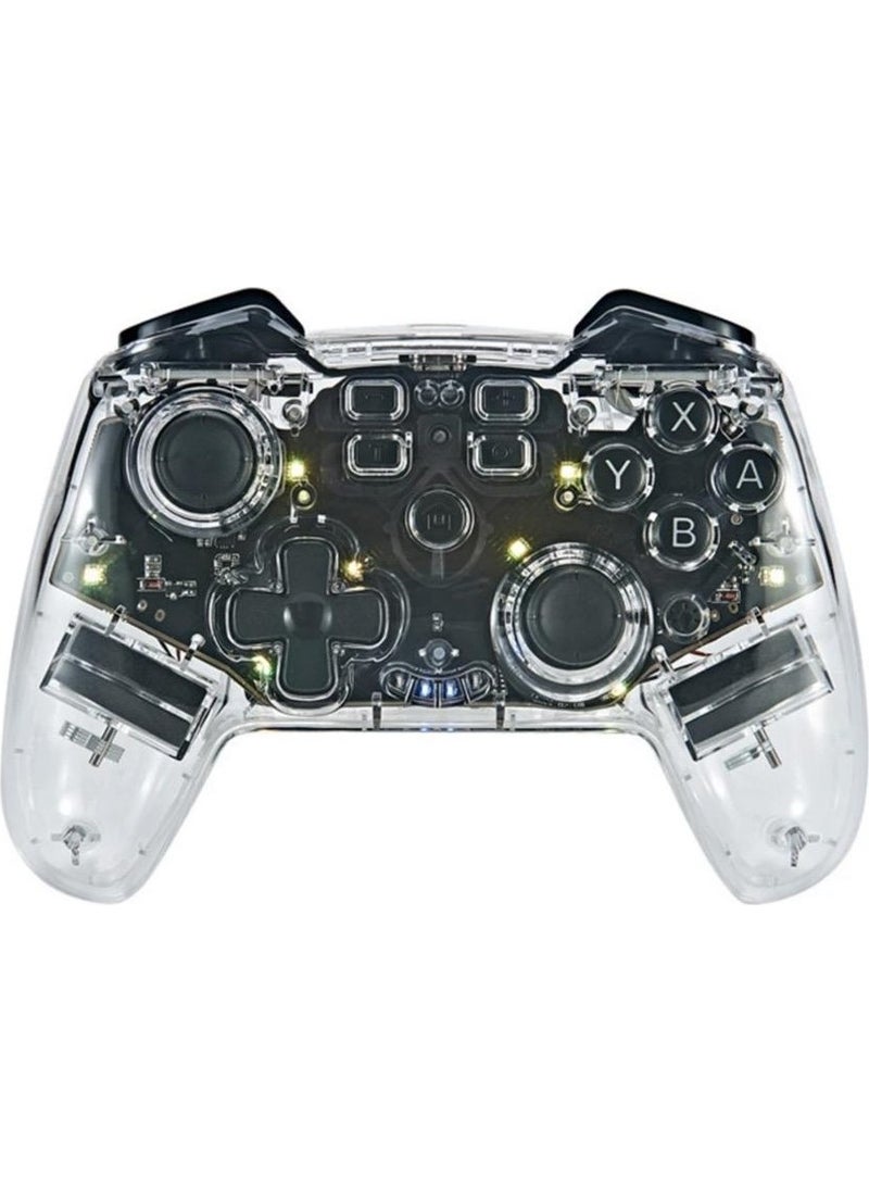 Gizala - T23 Max Nintendo Switch Pro Controller Wireless Extra Button Transparent - Image 1