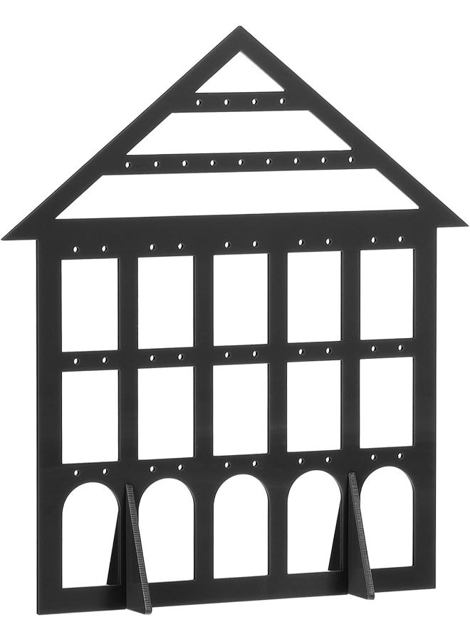TPGP Earring Holder, Acrylic Earring Stands Earring Display Stand Storage Organizer House Rack 43 Holes For Earring Jewelry Retail Store Show - Image 1
