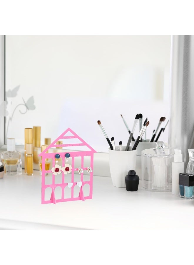 TPGP Earring Holder, Acrylic Earring Stands Earring Display Stand Storage Organizer House Rack 43 Holes For Earring Jewelry Retail Store Show - Image 5