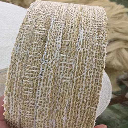 JUNLIXN 8 inch Extra Thick Rigid Sisal Buffing Wheel, 5/8 Inch Arbor Hole Abrasive Polishing Wheel for Bench Grinder(White) - Image 5