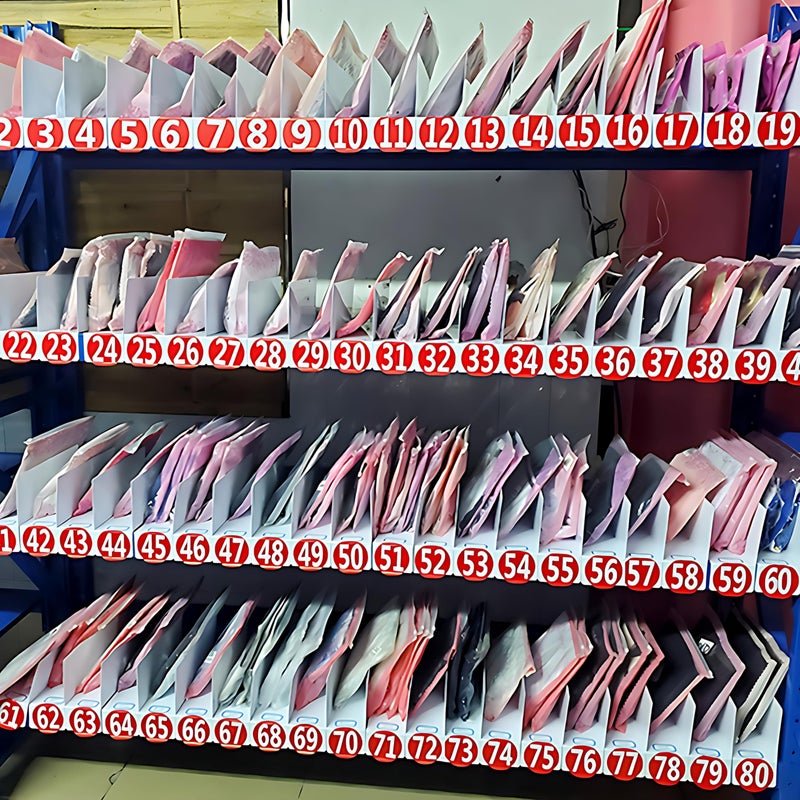 8Gnituhs 20 Pcs 30 * 12CM 1MM Separator Shelf Dividers Warehouse Shelf Isolation Board PVC Shelf Label for Supermarket Clothing Cabinet Storehouse Shelf, White - Image 5