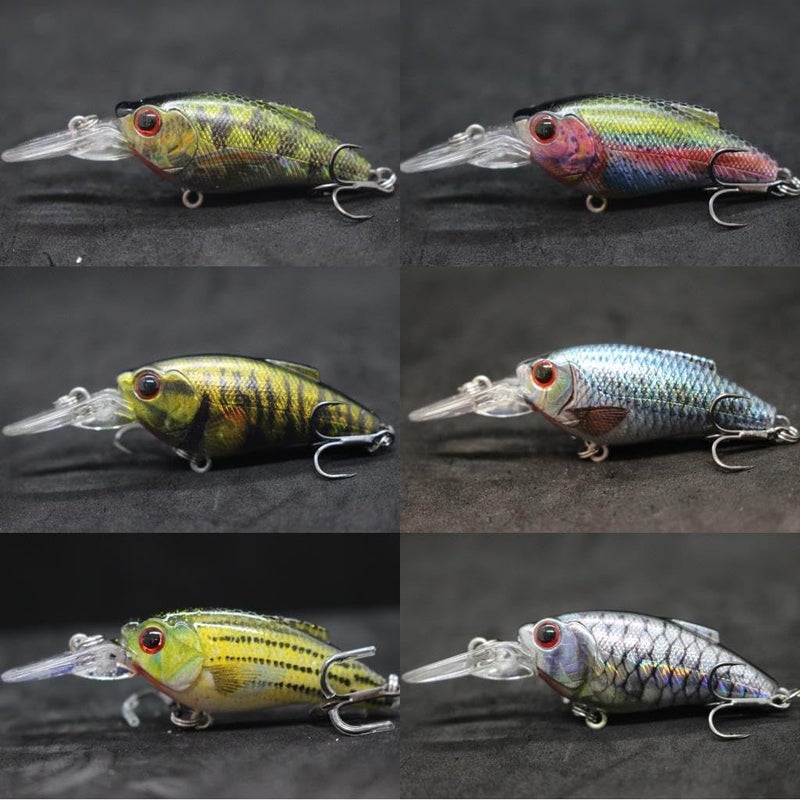 wLure Minnow Crankbait for Bass Fishing Bass Lure Jerkbait Fishing Lures and Tackle Box - Image 3