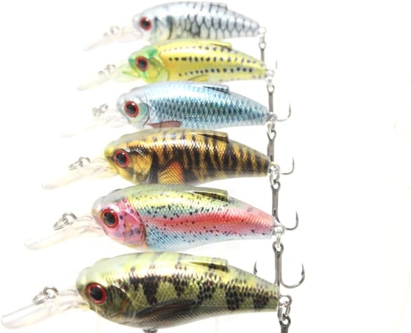 wLure Minnow Crankbait for Bass Fishing Bass Lure Jerkbait Fishing Lures and Tackle Box - Image 1