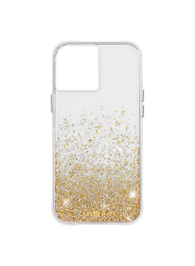 NIBEMINENT Twinkle Ombre Case For Apple iPhone 12 Pro Max Gold - Image 1