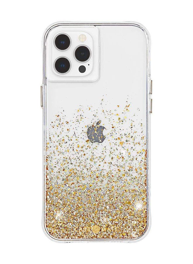 NIBEMINENT Twinkle Ombre Case For Apple iPhone 12 Pro Max Gold - Image 3