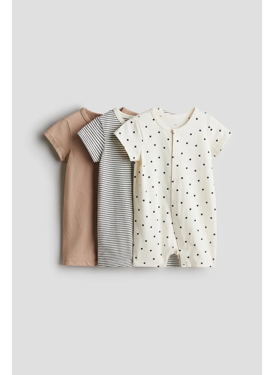 H&M 3-Pack Cotton Pyjamas