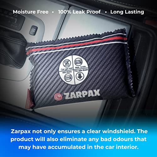 Zarpax Reusable Car Dehumidifier - Rechargeable Dehumidifier for Car, Trucks, and RVs - Prevent Damp & Moisture on Windscreens with this Portable Moisture Absorber for Car - Anti Fog Car Windshield - Image 4