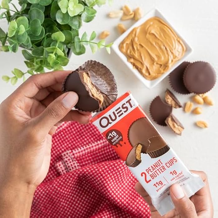 Quest Nutrition Peanut Butter Cups, 11g Protein, 1g Sugar, Low Carb, Gluten Free, Keto Friendly, 12 Count - Image 5