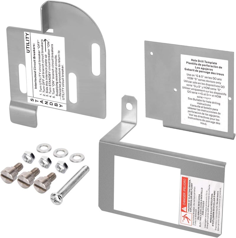 S7 Generator Interlock Kit, Cover Generator and QOM2 Frame Size Main Breaker Interlock Kit - Image 1
