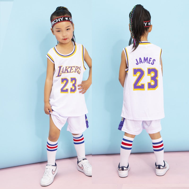 Sleeveless Jersey Jersey Kidsren'S Basketball Uniform Suit Toddler Sports Vest Kidsren'S Children'S Day Performance Uniform - Image 1