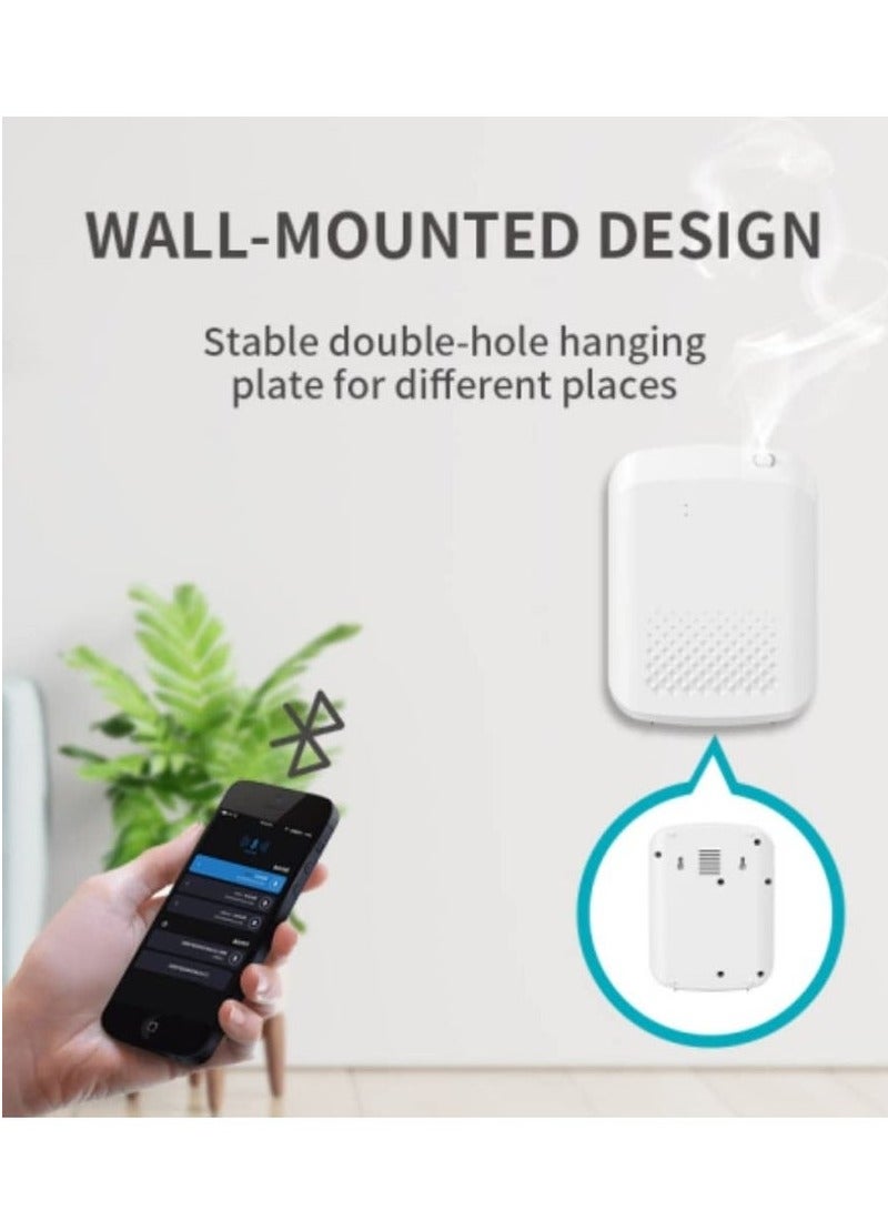 XiuWoo Essential Oil Diffuser,Aromatherapy Machine,Automatic Incense Sprayer,Fragrance Diffuser,Bluetooth Control Smart Home White  - Image 5