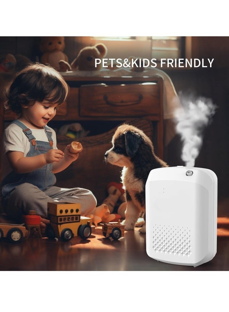 XiuWoo Essential Oil Diffuser,Aromatherapy Machine,Automatic Incense Sprayer,Fragrance Diffuser,Bluetooth Control Smart Home White  - Image 2