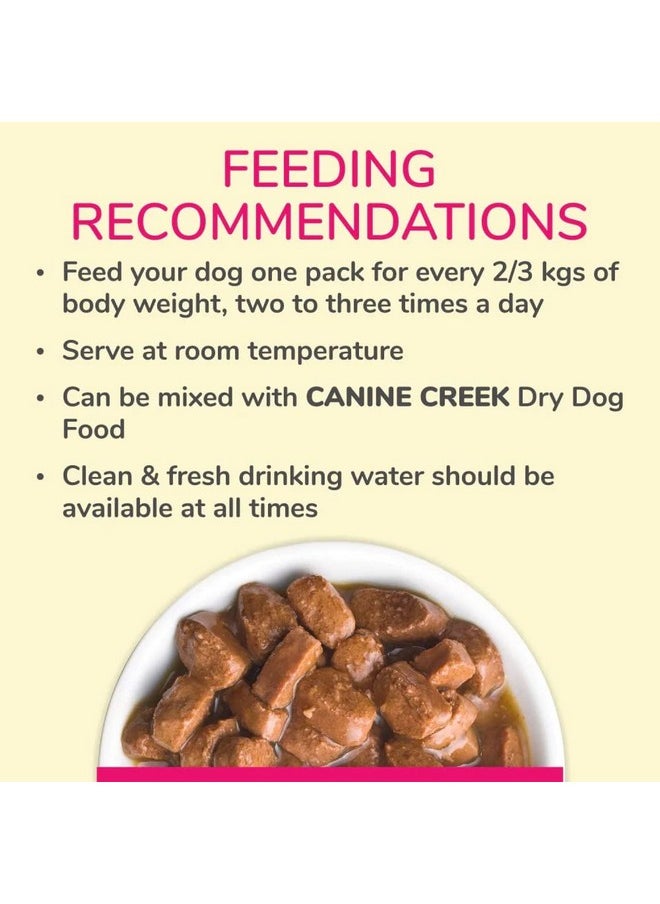 Canine Creek Puppy Wet Dog Food,Real Chicken Flavour 2.25Kg (15x 150g) Pack of 15 - pzsku/ZD279FB21517F95A5949DZ/45/_/1737721330/293a11c7-b1d4-475c-af0a-42438f439ec4