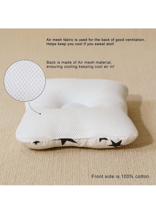 Baby Pillow 22cmx18cm, Hypoallergenic Airmesh Breathable Cool ，Head Protection Anti Roll Nursing Pillow ，for Travel, Small, Car, Travel ﻿ - Image 2