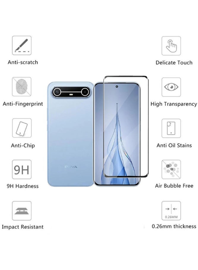 1 Pcs For Tecno Pova Slim Screen Protector - High transparency full coverage security protector - Image 2