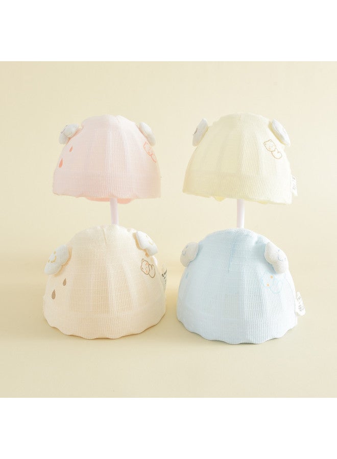 Bumblebee Newborn Cotton Delivery Room Baby Cap - Soft Cranial Protection Hat, Adorable 3d Windproof Outdoor Infant Hat - Image 4
