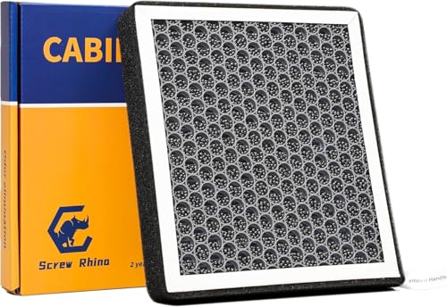 Screw Rhino Cabin HEPA Air Filter CF12820 Compatible with Hyundai Tucson 20222026Elantra 20212025Santa Fe 20212026Sonata 20202025Kia K5 20212026Sorento 20212025Sportage 20232026 - Image 1