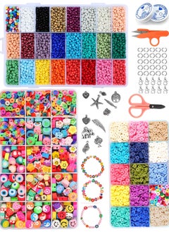 Mountain Gems Small Craft Beads Assorted Kit with Organizer Box for DIY  - Image 1