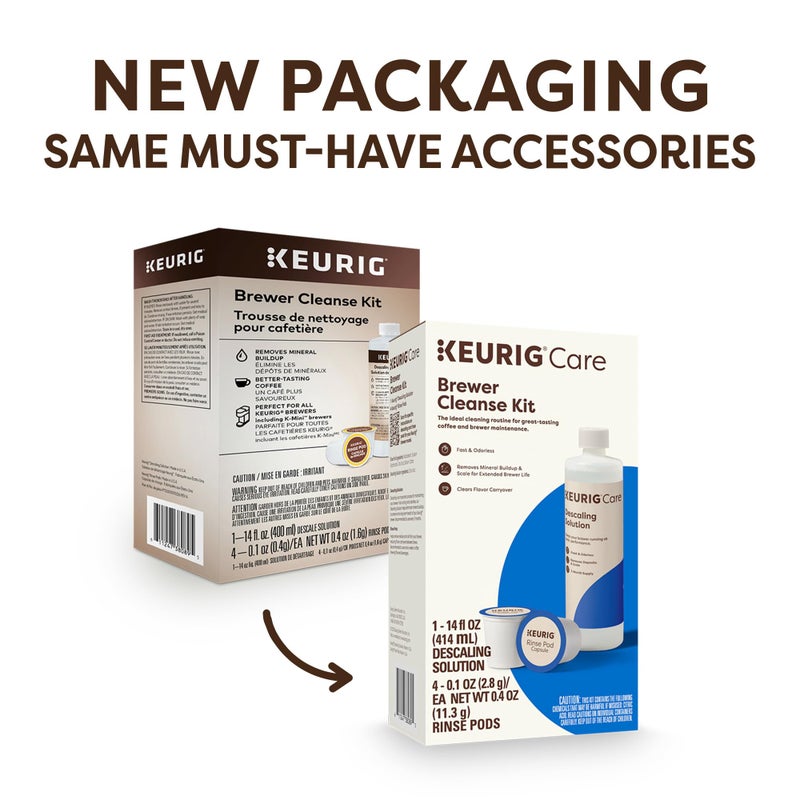 Keurig Brewer Cleanse Kit For Brewer Descaling and MaintenanceIncludes Descaling Solution & Rinse Pods, Compatible with Keurig Classic/1.0 & 2.0 K-Cup Pod Coffee Makers, 5 Count - Image 2