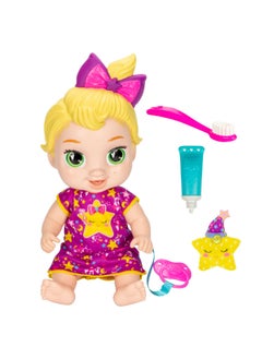 Baby Alive Lil Dreamer LaLa GooGoo Sleepy Baby Doll Set, Blonde Hair, Fun Sleepover Theme, Preschool Toys for Girls & Boys 3 Years & Up