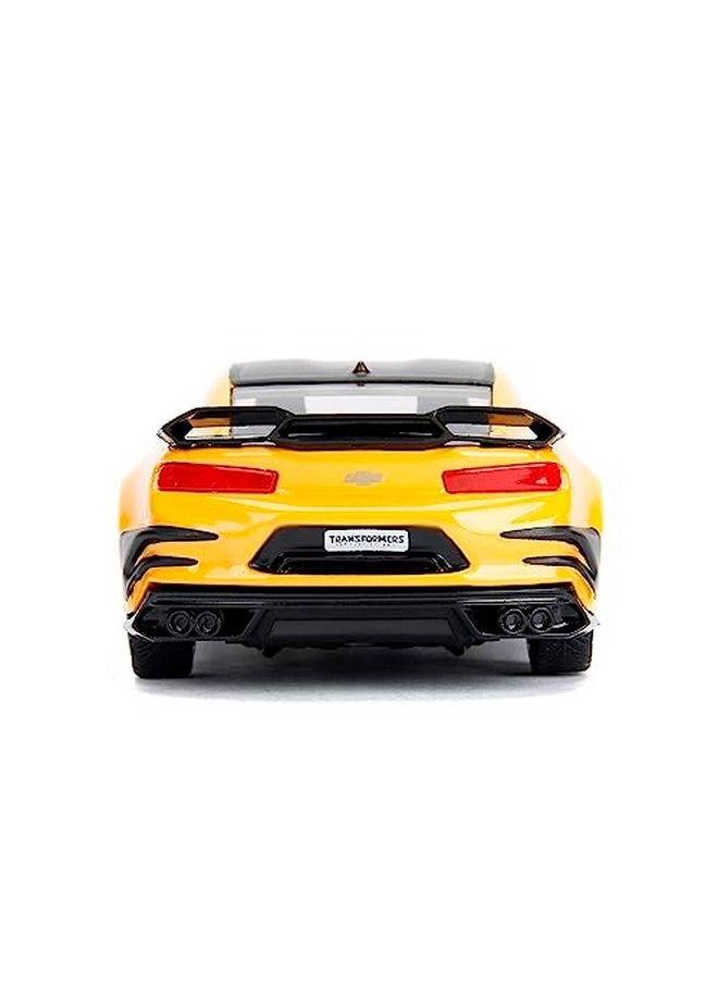 Jada Toys - Jada 1:32 Metals Transformers Bumblebee 2016 Chevrolet Camaro Diecast Model Car - Image 1