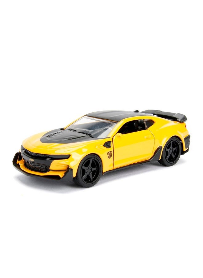 Jada Toys - Jada 1:32 Metals Transformers Bumblebee 2016 Chevrolet Camaro Diecast Model Car - Image 1