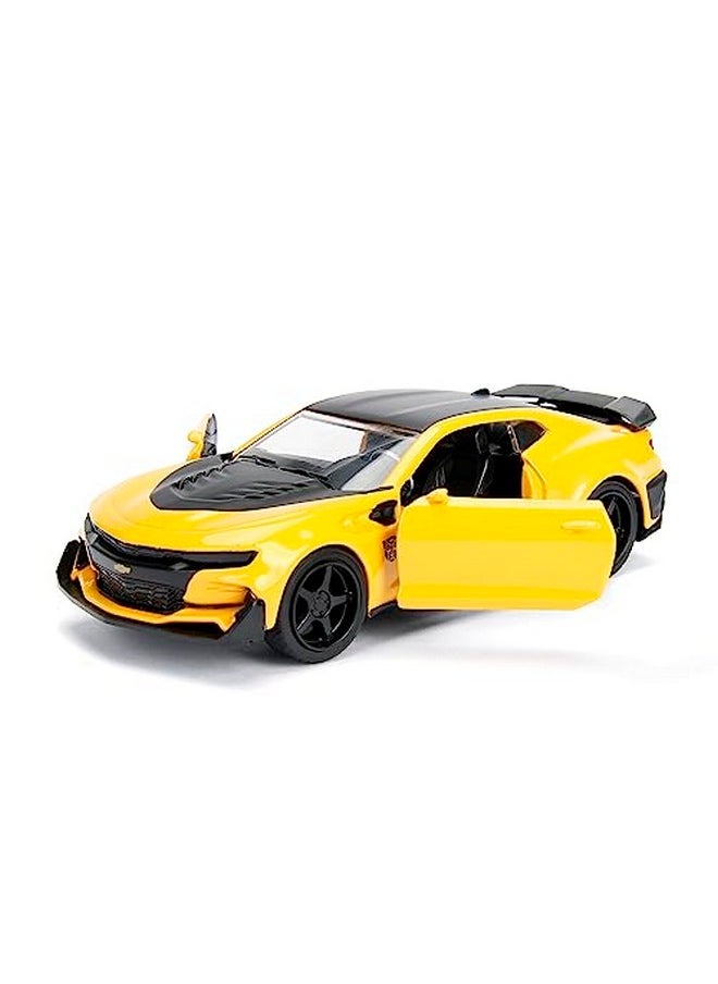 Jada Toys - Jada 1:32 Metals Transformers Bumblebee 2016 Chevrolet Camaro Diecast Model Car - Image 1