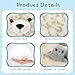BENINY 4 Pcs Seal Stuffed Animal Set 20 Mother Plush Toy with 3 Babies in Moms Belly Cute Leopard Stuffed Seal Plushie for Girls Boys Kids Kawaii Chirstmas Bithday - Image 4