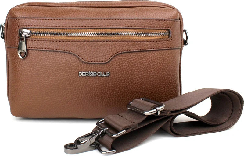 Derise Club Women's Tan Color Adjustable Shoulder Bag