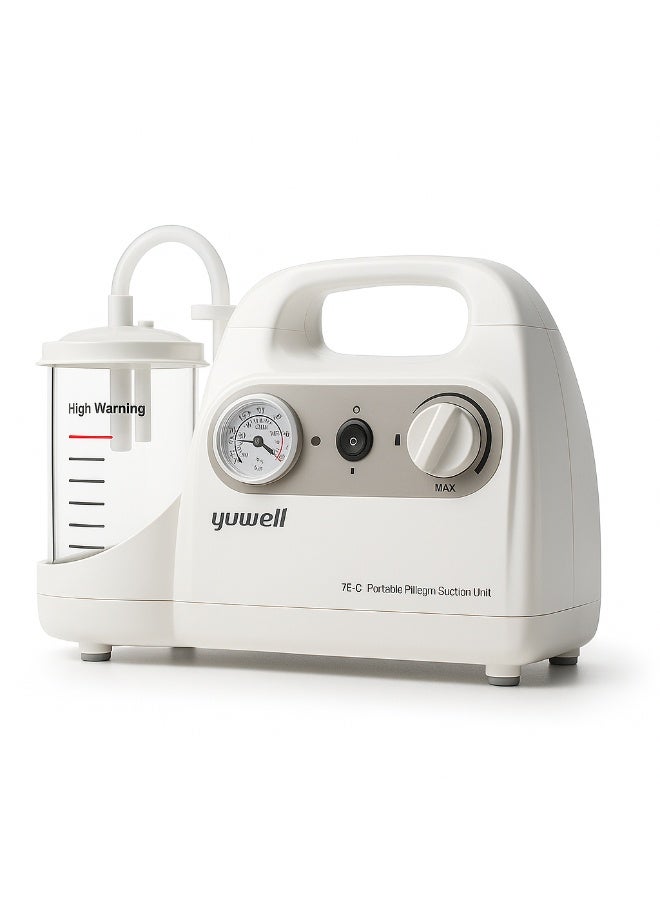 يوويل جهاز شفط البلغم المنزلي من يويل، تصميم مدمج مع مؤشر قياس ضغط واضح وزجاجة شفافة لمتابعة دقيقة أثناء الاستخدام - Image 4