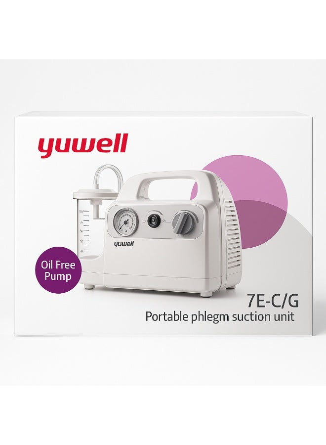 يوويل جهاز شفط البلغم المنزلي من يويل، تصميم مدمج مع مؤشر قياس ضغط واضح وزجاجة شفافة لمتابعة دقيقة أثناء الاستخدام - Image 3