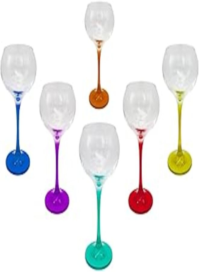 segaey Segaey Turkish POEM 566 Glass/Multi Colors 011932/ Elegant design, Trusted Brand, Attractive shape of Sparkling Drink,Smoothies, Juices, Cocktails/High Quality Materials 