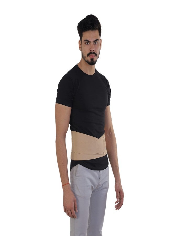 Spoinkky Magnetic Lumbar Support Belt | Brace For The Lower Back Pain Relief | Magnetic | Lower Back Brace Support | Lumbar Support Waist Belt (Beige) - Medium - Image 2