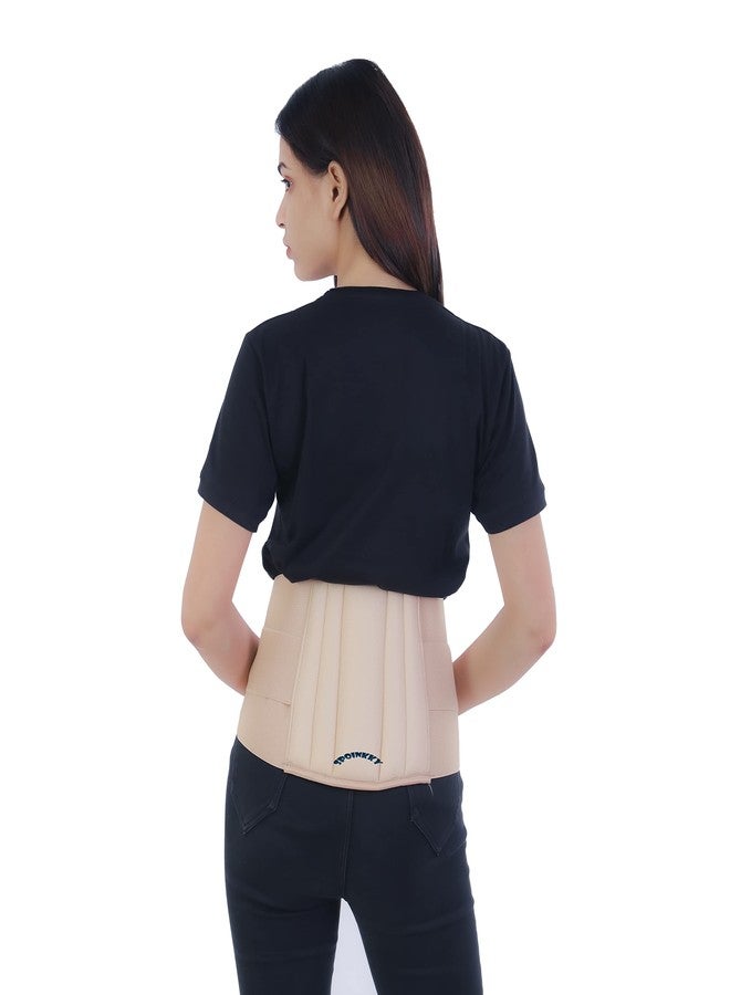 Spoinkky Magnetic Lumbar Support Belt | Brace For The Lower Back Pain Relief | Magnetic | Lower Back Brace Support | Lumbar Support Waist Belt (Beige) - Medium - Image 4