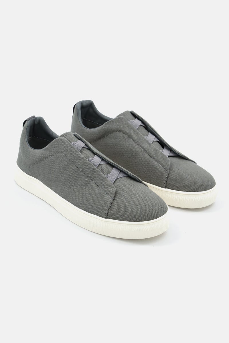 Tahari Men Slip On Casual Shoes, Grey - Image 1