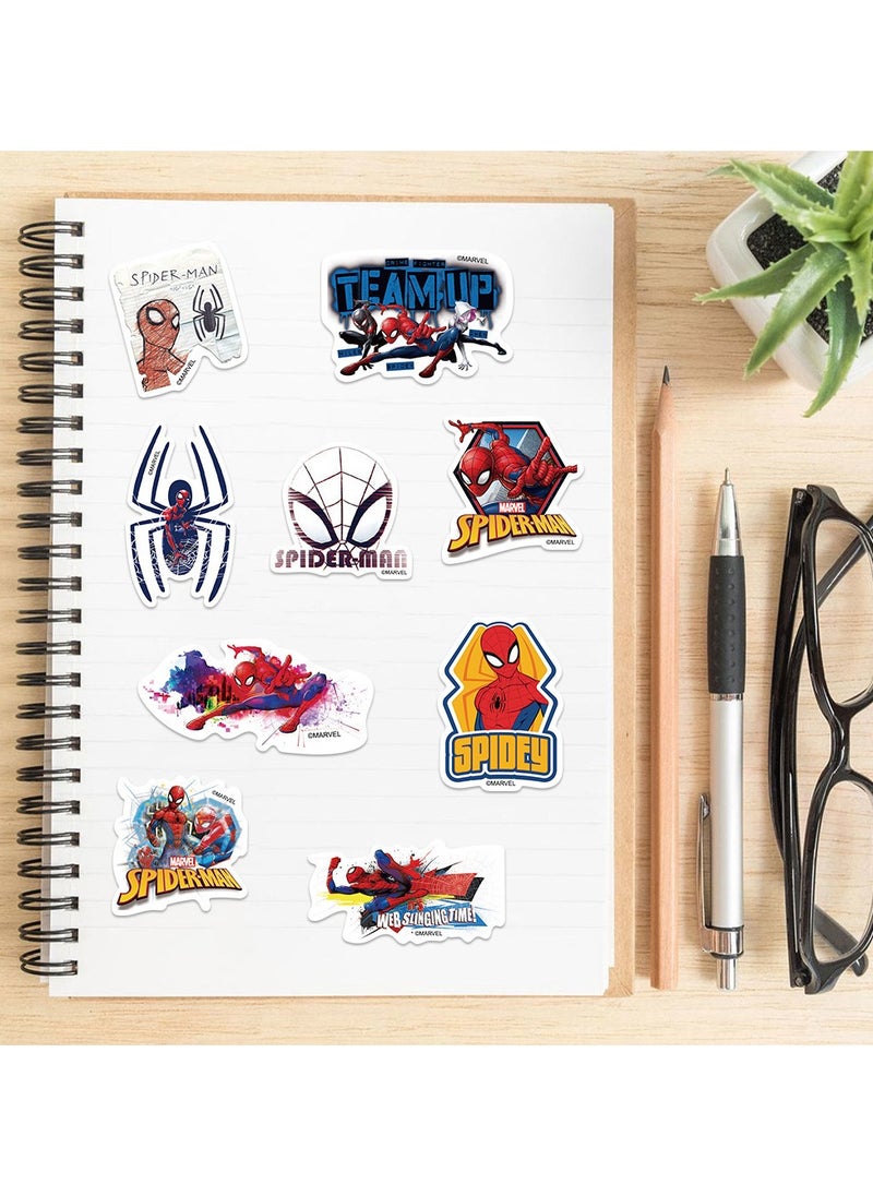 MARVEL 50 Marvel Spider-Man stickers for computers, suitcases, mobile phones, helmets and Spider Man stickers  - Image 4